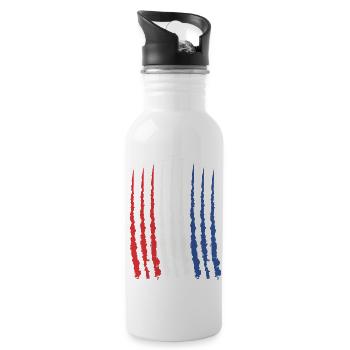 Red White Blue Air Force Flyover - 20 oz Water Bottle - white - Right