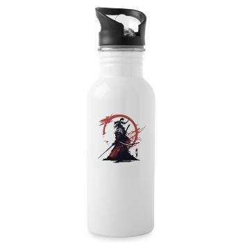 Samurai - 20 oz Water Bottle - white - Right