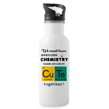 So Cute Together - 20 oz Water Bottle - white - Right