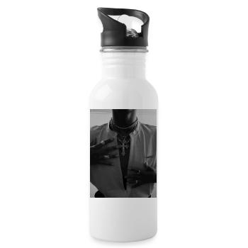 Midnight Cross Layered Jewelry - 20 oz Water Bottle - white - Right