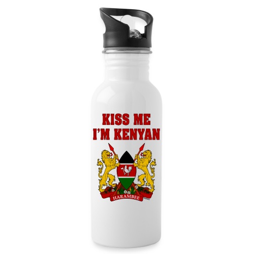 Kiss Me, I'm Kenyan - Water Bottle