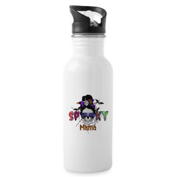 Spooky Mama - 20 oz Water Bottle - white - Right