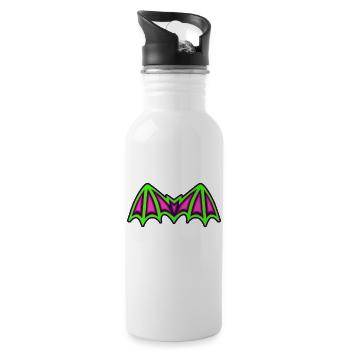 DESIGNBattle Armor Bat - 20 oz Water Bottle - white - Right