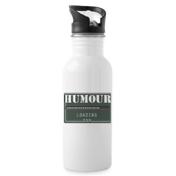HUMOR - 20 oz Water Bottle - white - Right