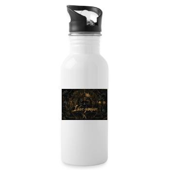 Idan Gangan Crowned Boss - 20 oz Water Bottle - white - Right