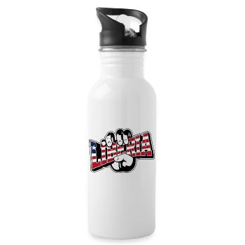 Hold Liberia Flag Pride Love Liberian Pride - 20 oz Water Bottle - white - Right