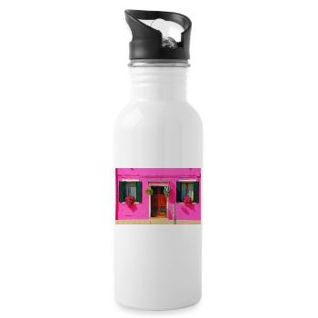 Windows of Venice Italy 1898 - 20 oz Water Bottle - white - Right