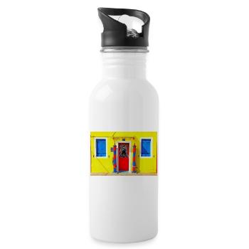 Windows of Venice Italy 1879 - 20 oz Water Bottle - white - Right