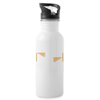 Oktoberfest Volksfest Bier Pretzel Squad Beer - 20 oz Water Bottle - white - Right