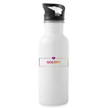 Golden Colorado USA - 20 oz Water Bottle - white - Right