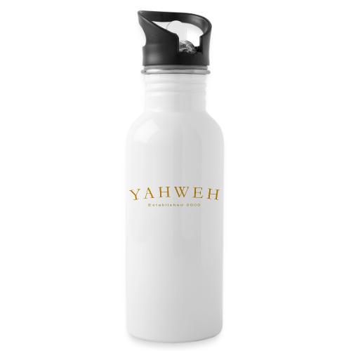 Yahweh Established 0000 in Gold - 20 oz Water Bottle