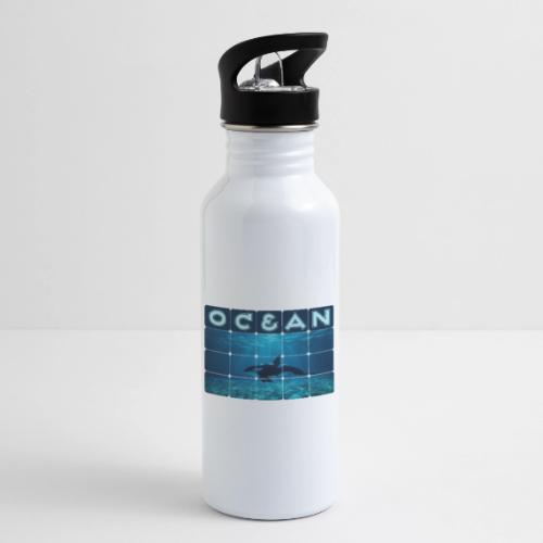Ocean: Orca in Motion - 20 oz Water Bottle