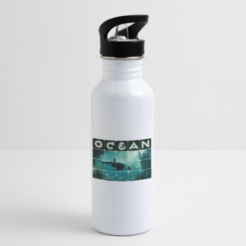 Ocean: Silent Hunter - 20 oz Water Bottle