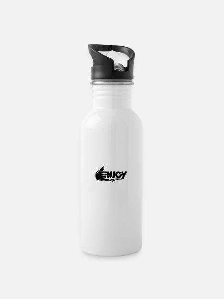 Enjoy - 20 oz Water Bottle - white