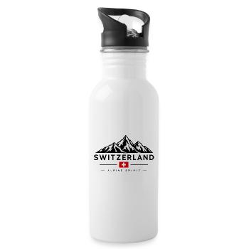 Swiss Alps Alpine Spirit Tee - 20 oz Water Bottle - white - Right