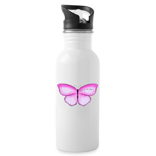 Stuck on the name Logo - 20 oz Water Bottle