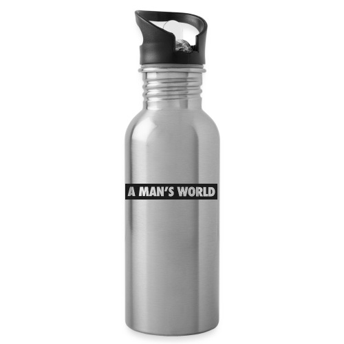 A mans World LOGO T - 20 oz Water Bottle