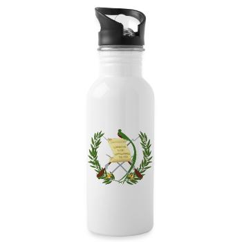 Coat of Arms of Guatemala - 20 oz Water Bottle - white - Right