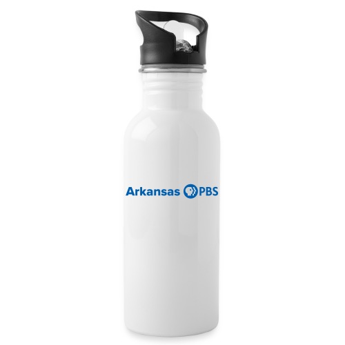 Arkansas PBS blue white - Water Bottle
