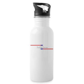 California - 20 oz Water Bottle - white - Right