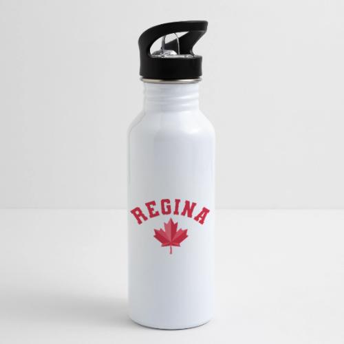 Regina with maple leaf - 20 oz Water Bottle