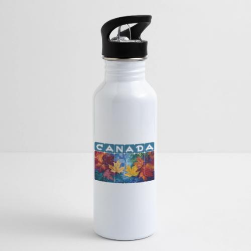 Canada in Brushstrokes - 20 oz Water Bottle