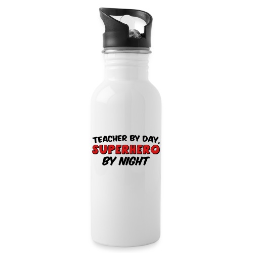 Teacher and Superhero - Water Bottle