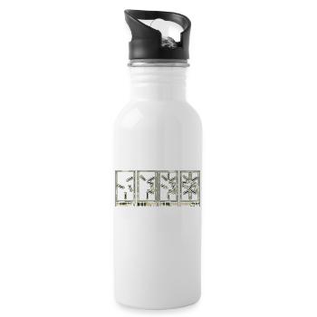 Get To The Chopper Camo Edition - 20 oz Water Bottle - white - Right