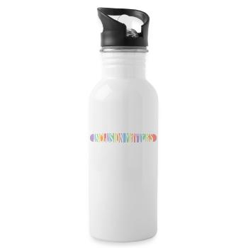 Inclusion Matters Kindness Diversity Awareness - 20 oz Water Bottle - white - Right