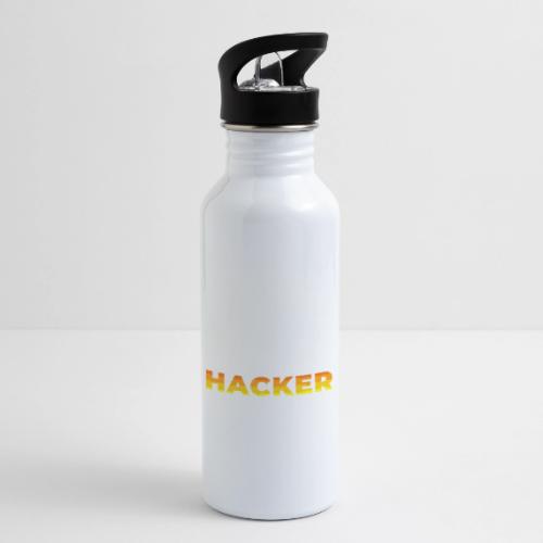 White Hat Hacker - 20 oz Water Bottle