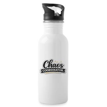 Chaos Coordinator - 20 oz Water Bottle - white - Right