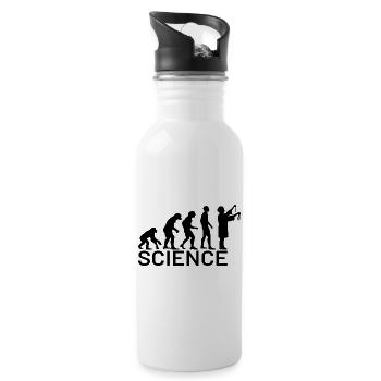 Evolution of Science - 20 oz Water Bottle - white - Right