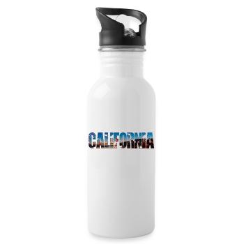 California - 20 oz Water Bottle - white - Right
