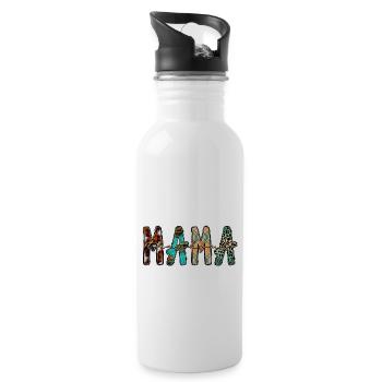 Mama Thankful - 20 oz Water Bottle - white - Right