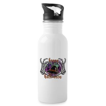 Happy Halloween - 20 oz Water Bottle - white - Right