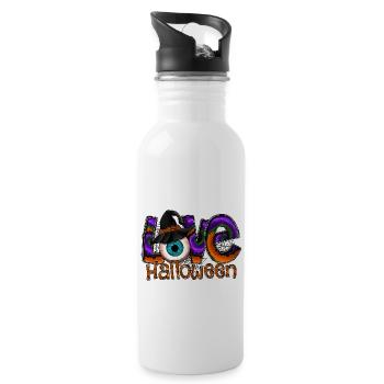 Love Halloween - 20 oz Water Bottle - white - Right