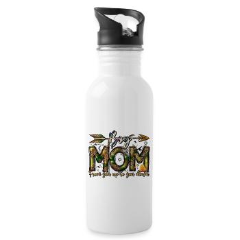Boy Mom From Son Up To Son Down - 20 oz Water Bottle - white - Right