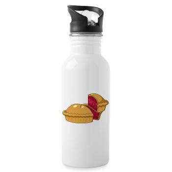 Slice Of Pie - 20 oz Water Bottle - white - Right