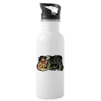 Green Witch Shadow Work - 20 oz Water Bottle - white - Right