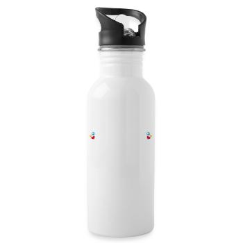 Inclusion Matters Kindness Diversity Awareness - 20 oz Water Bottle - white - Right