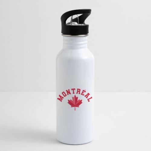 Montréal with maple leaf - 20 oz Water Bottle