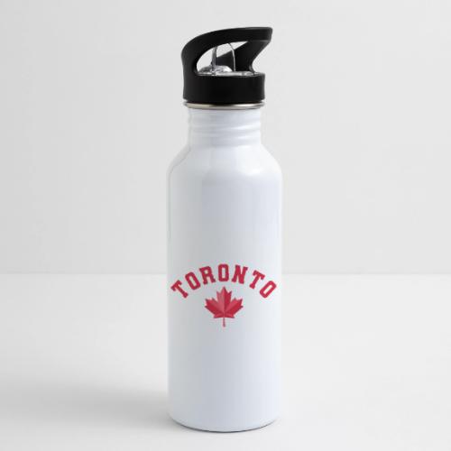 Toronto with maple leaf - 20 oz Water Bottle