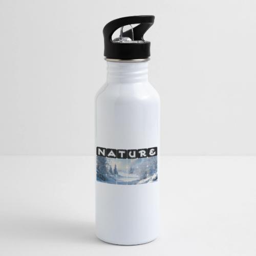 Nature: Frozen Horizon - 20 oz Water Bottle