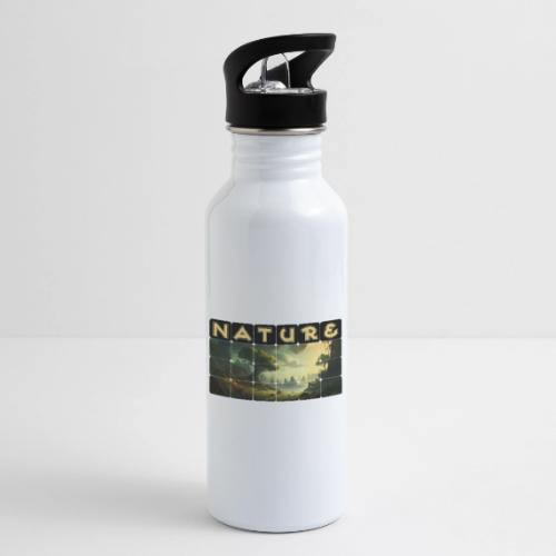 Whispers of Green Peaks - 20 oz Water Bottle