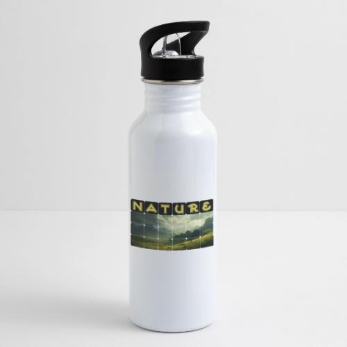Nature: Verdant Peaks - 20 oz Water Bottle
