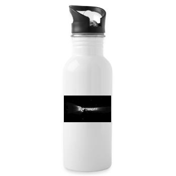 Ripthroat Emblem - 20 oz Water Bottle - white - Right