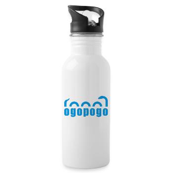 Ogopogo Fun Lake Monster Design - 20 oz Water Bottle - white - Right