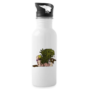Monster Waiting You - 20 oz Water Bottle - white - Right
