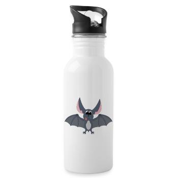 Kids Bat I Bats Gift Designs 1 - 20 oz Water Bottle - white - Right