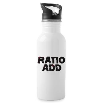 Ratio Add Heavy Metal Parody - 20 oz Water Bottle - white - Right